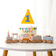 Wooden Train Birthday Toy  Montessori Toys